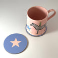 Lilac and Pink Star Coaster