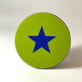 Green and Blue Star Coaster