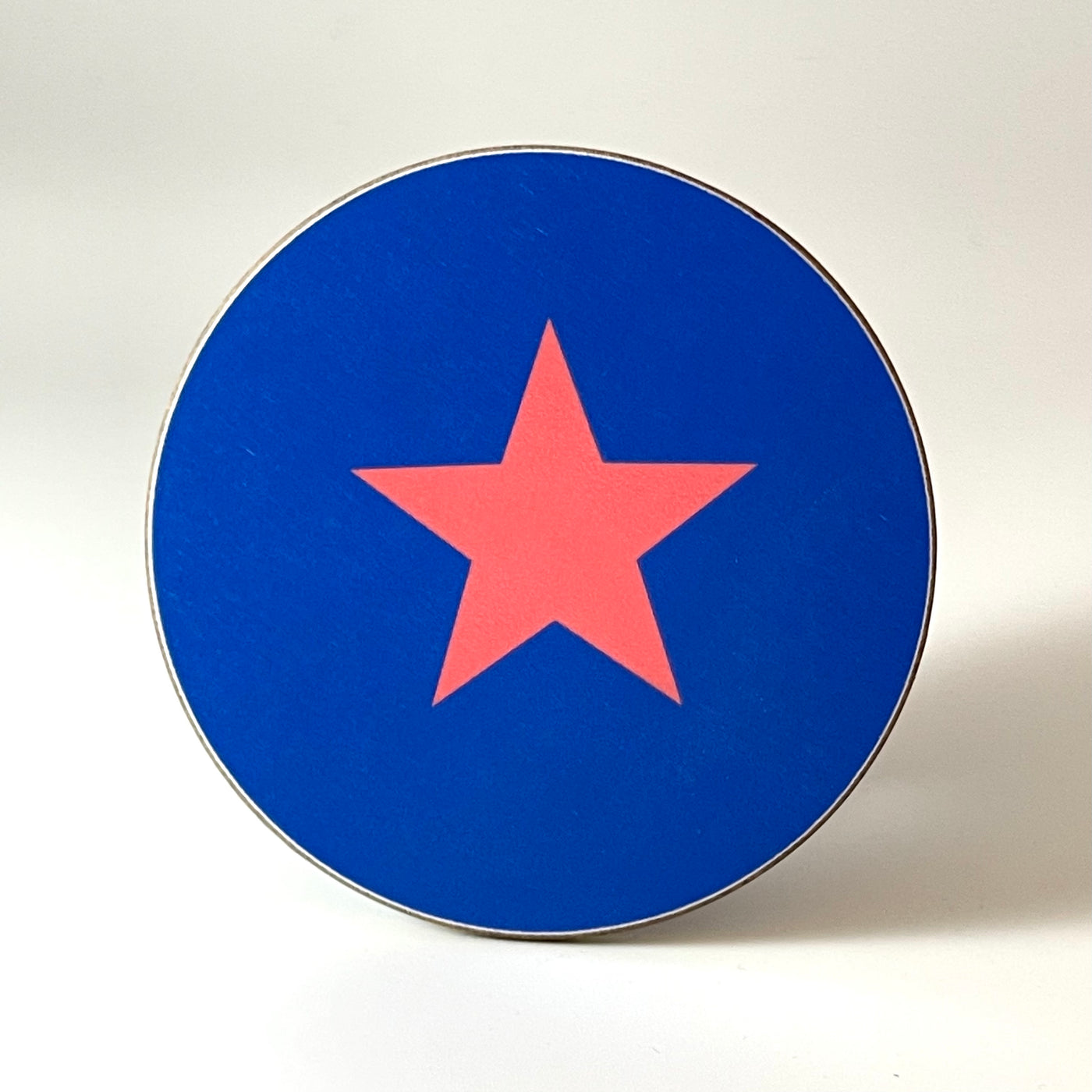 Blue and Pink Star Coaster