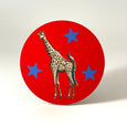 Giraffe and Peacock Muriel and George Coaster