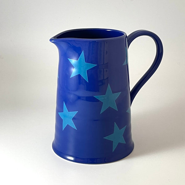 Navy and Blue Star Jug