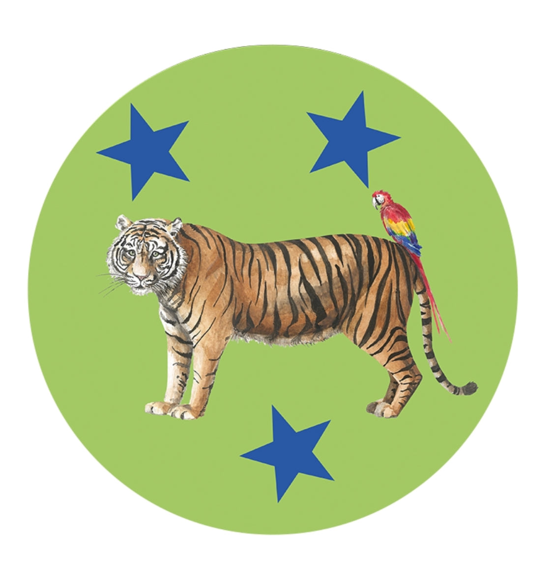 Tiger and Parrot Terry and Polly Place Mat