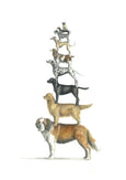 Dog Stack Print