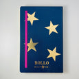 Royal Blue and Gold Star A5 Notebook