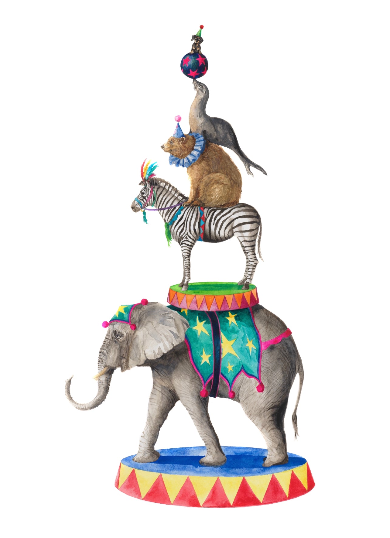 Circus Stack Print