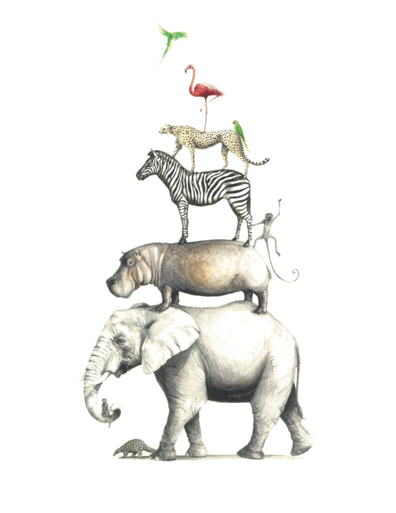 Safari Stack Print