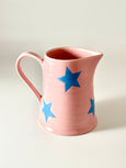 Pink and Blue Star Mini Jug