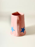 Pink and Blue Star Mini Jug