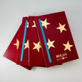 Red and Gold Star A5 Notebook