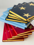 Navy and Gold Star A5 Notebook