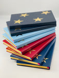 Royal Blue and Gold Star A5 Notebook