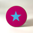 Pink and Blue Star Coaster