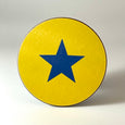 Yellow and Blue Star Coaster
