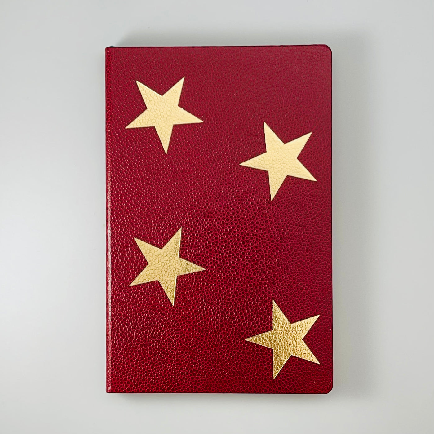 Red and Gold Star A5 Notebook