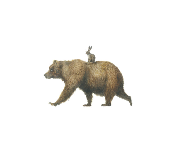 Bear and Hare Print