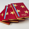 Red and Gold Star A5 Notebook