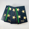 Navy and Gold Star A5 Notebook